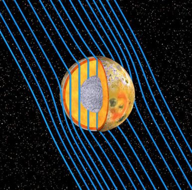 Die interne Struktur des Jupitermondes Io (NASA/JPL/University of Michigan/UCLA)