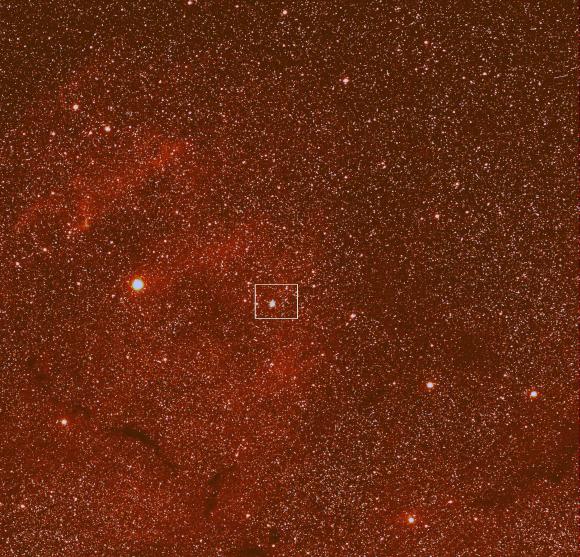 Eine Aufnahme des Kometen 67P/Churyumov-Gerasimenko von der Weitwinkelkamera des OSIRIS-Instruments. (ESA (c) 2014 MPS for OSIRIS-Team MPS / UPD / LAM / IAA / SSO / INTA / UPM / DASP / IDA)