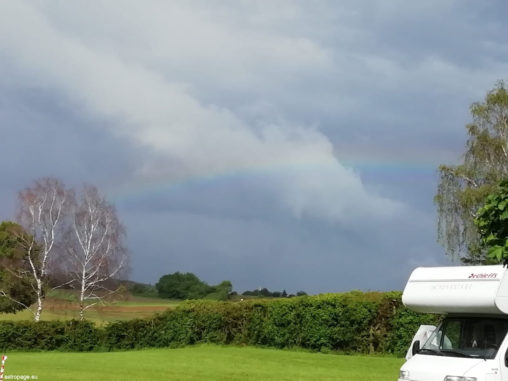 Regenbogen auf dem ITV 2019 in Gedern. (Credits: astropage.eu)