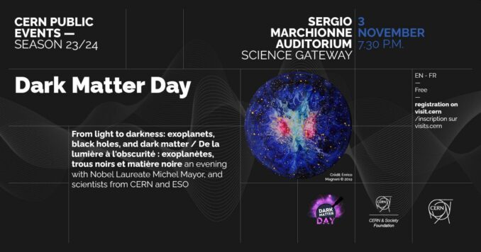 Dark Matter Day 2023 am CERN. (Credits: CERN)