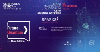 Einladung des Sparks! Forum am CERN zum Thema Quantentechnologie. (Credits: CERN)